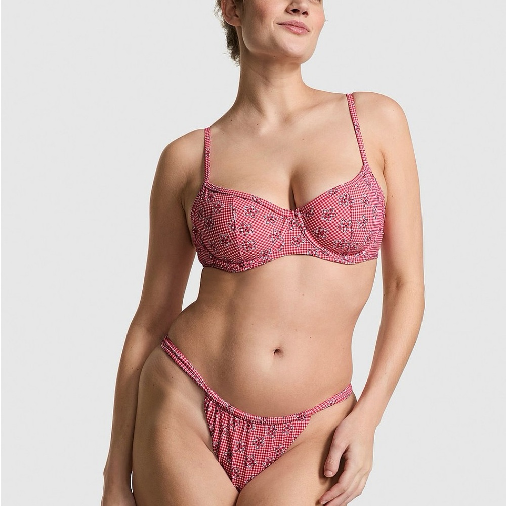 NWT Frankie's Bikinis XL thong bikini bottom